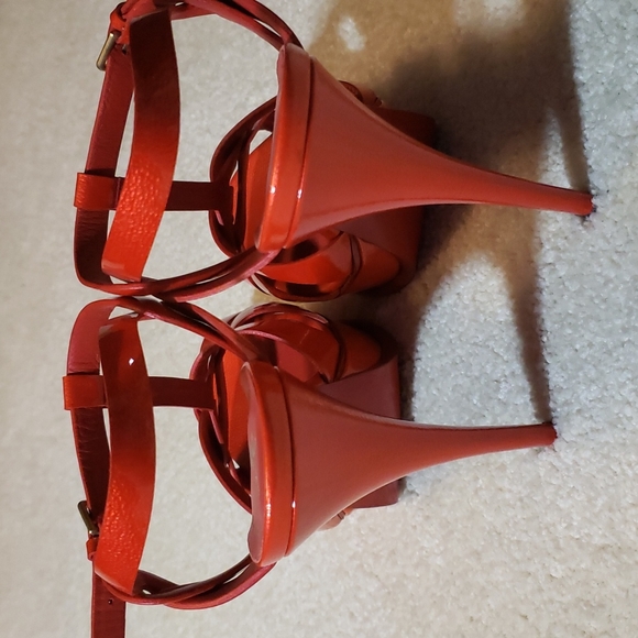 YSL SIZE 41 color orange 100% AUTHENTIC - Picture 4 of 11